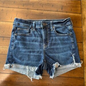 American Eagle Outfitters Dark Blue Denim Shorts
